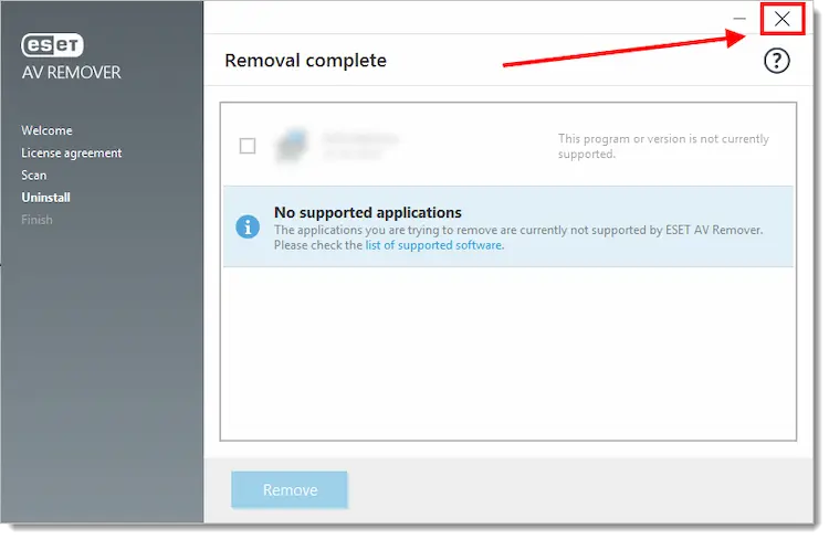 حذف نشدن نود 32 با ESET AV Remover