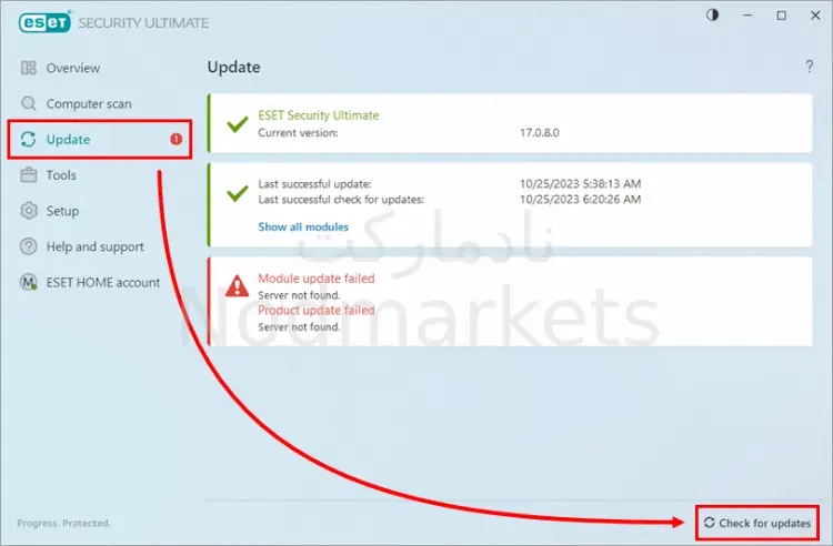 رفع خطای modules update failed در نود 32 رفع خطای modules update failed در نود 32