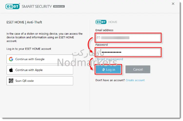آموزش فعال کردن قابلیت ضد سرقت Eset آموزش فعال کردن قابلیت ضد سرقت Eset