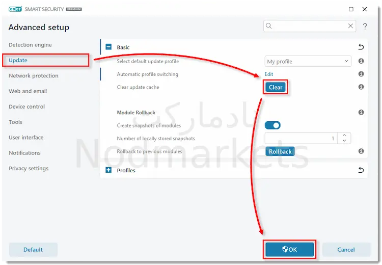 مشکل modules update failed در نود 32 مشکل modules update failed در نود 32