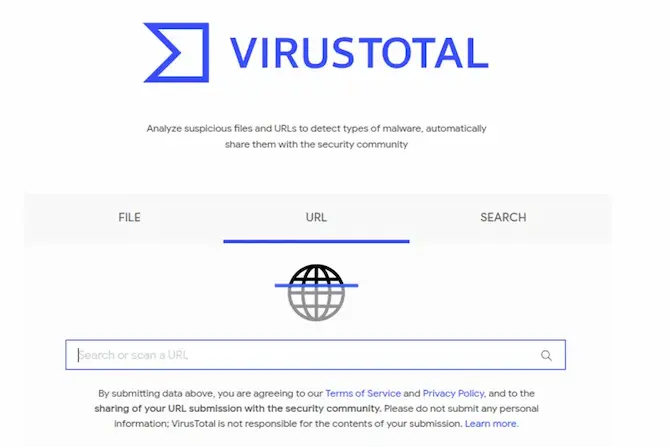 سایت VirusTotal