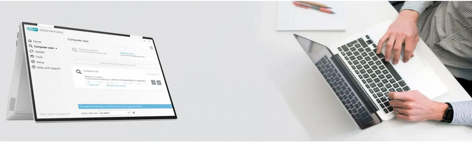زمان بندی اسکن در آنتی ویروس Eset